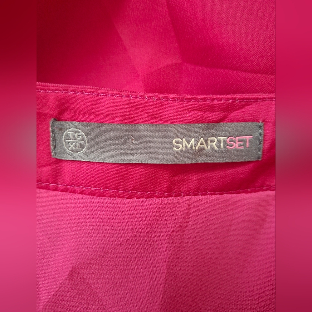 Smart Set Fuchsia Blouse/Tunic - Picture 3 of 3